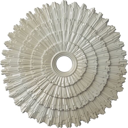 Ekena Millwork Eryn Ceiling Medallion (Fits Canopies up to 4"), 24 3/4"OD x 3 1/4"ID x 1 7/8"P, Flash Blue CM24ENFBS